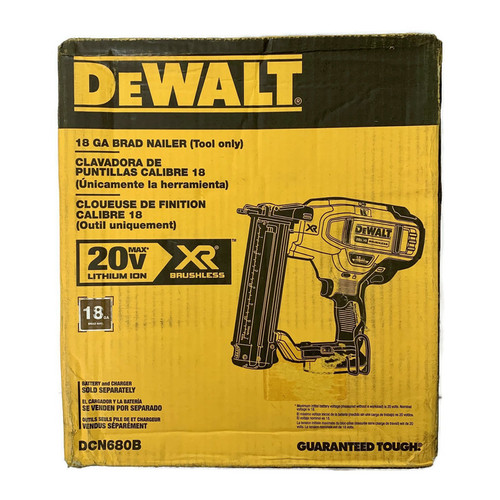 DEWALT DCN680B (New-Other) 20V MAX XR 20-Volt Li-Ion 18-GA Cordless Brad Nailer TOOL ONLY