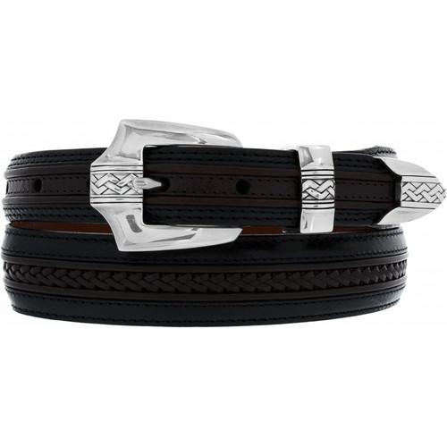 Ornamental Taper Belt - Black by Brighton (Sizes 32-42)