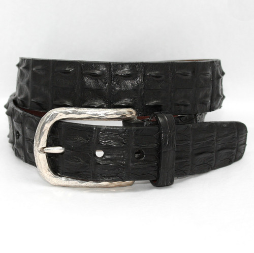 Hornback Crocodile Belt by Torino Leather - Brown