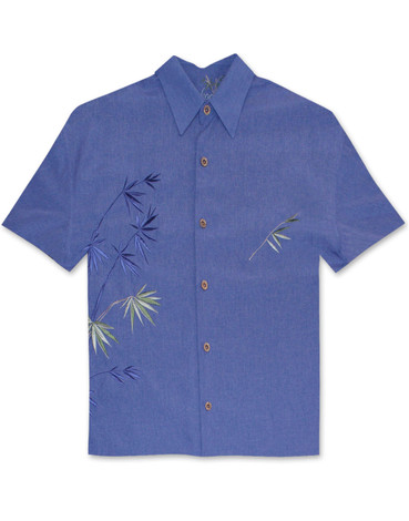 Flying Bamboo Embroidered Polynosic Camp Shirt by Bamboo Cay - Infra ...