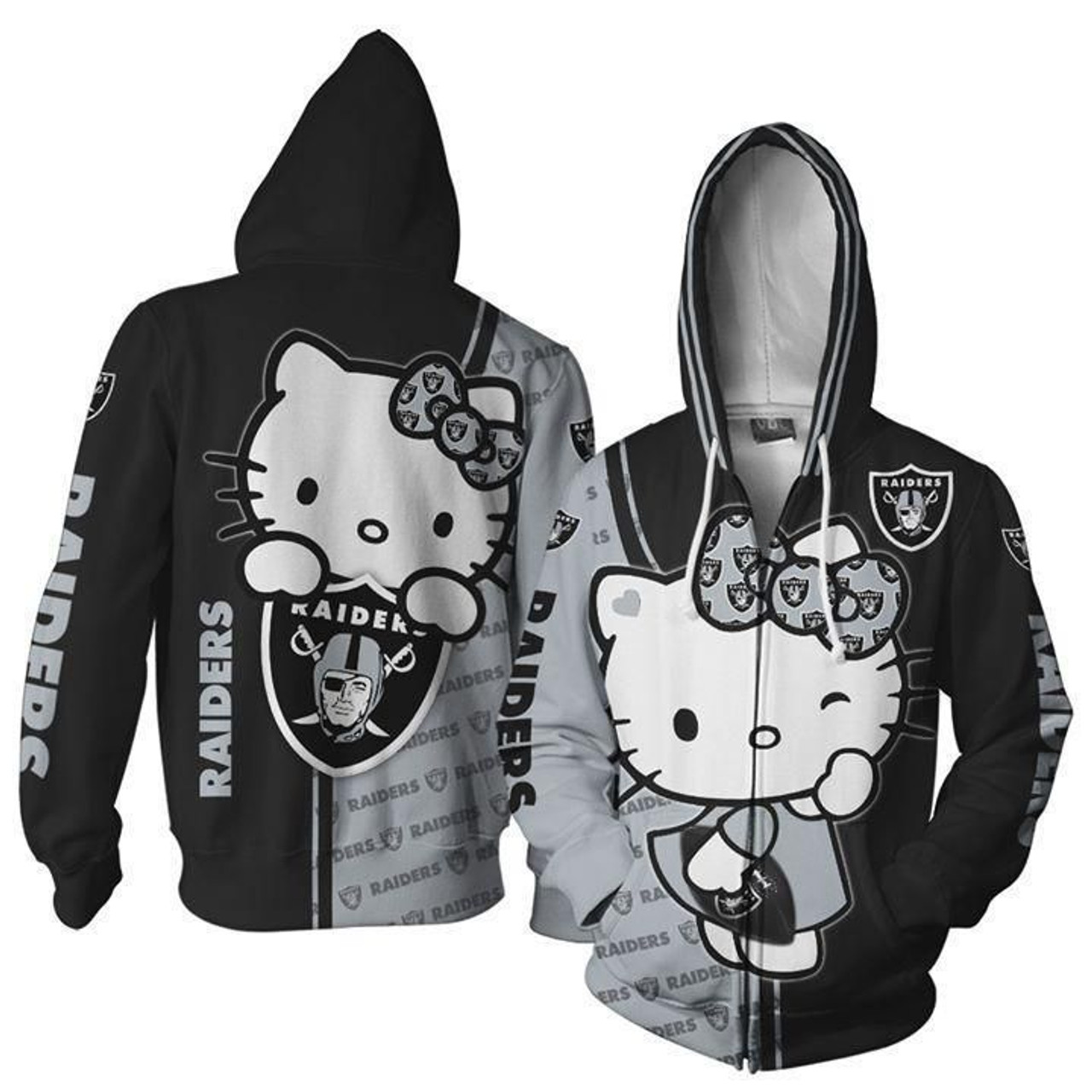 Las Vegas Raiders Hello Kitty Pink T-shirt, Hoodie - Tagotee