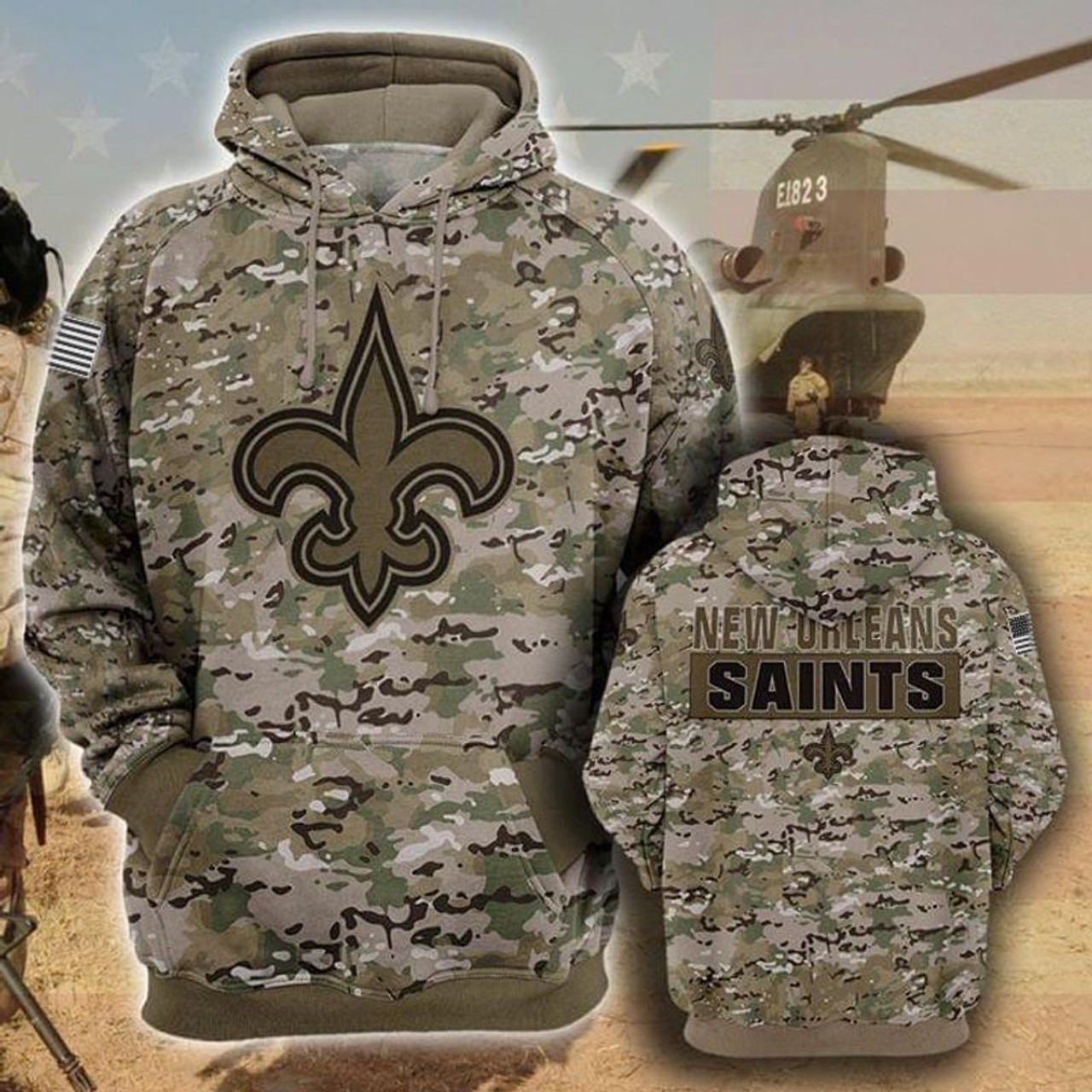 saints camo shirt