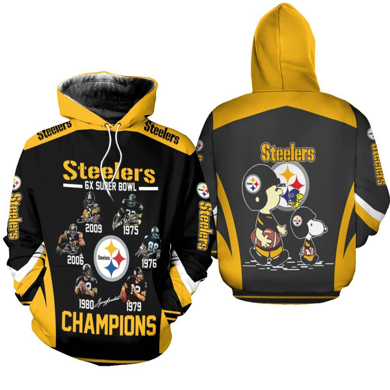 steelers jersey hoodie