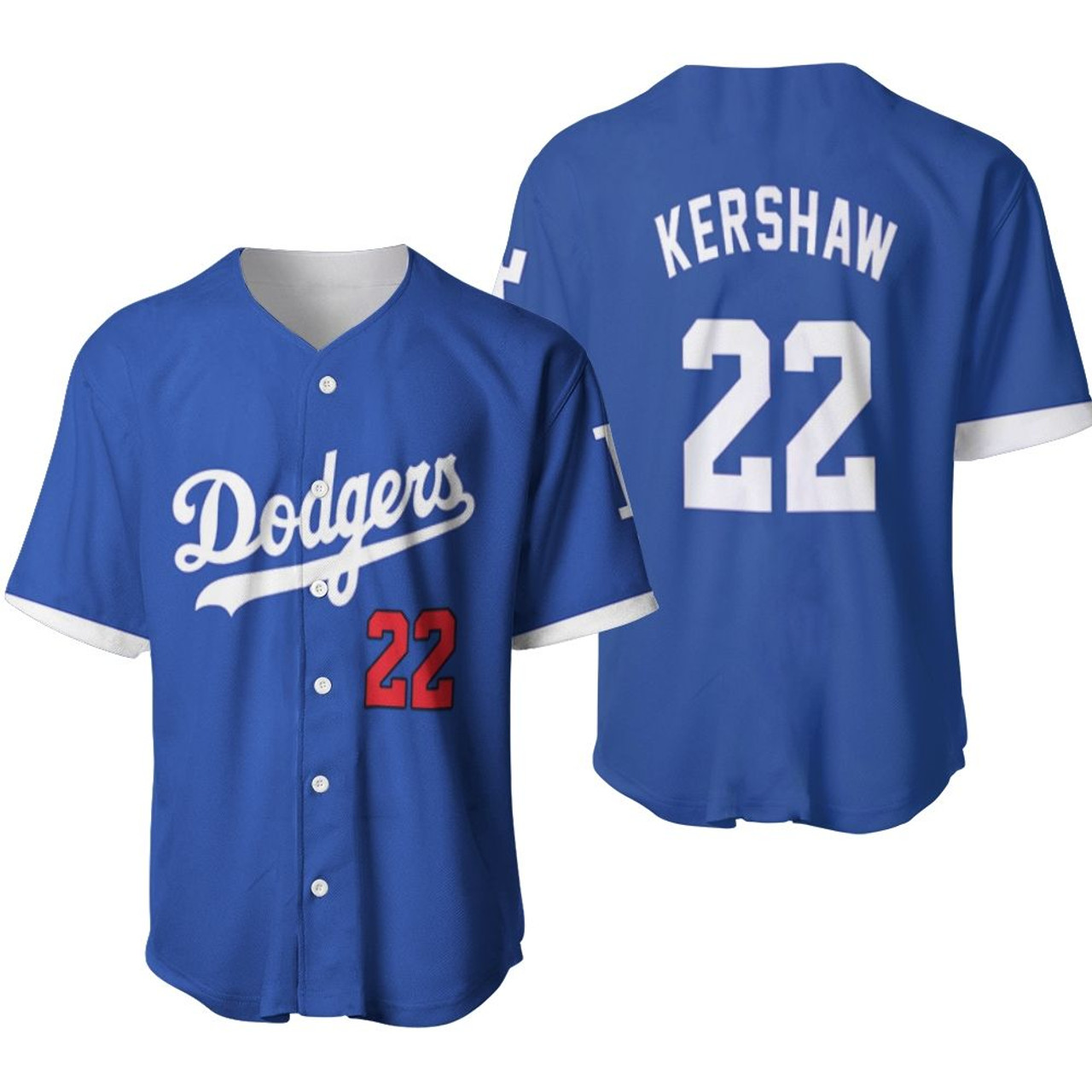 clayton kershaw blue jersey