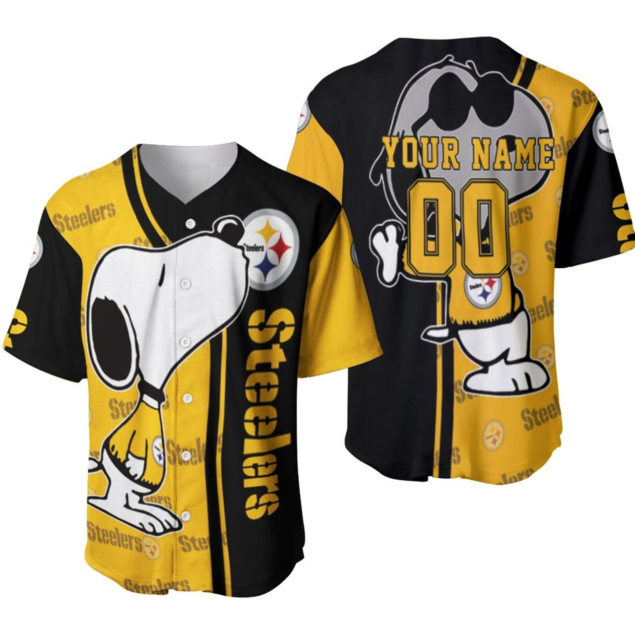 pittsburgh steelers baseball jersey