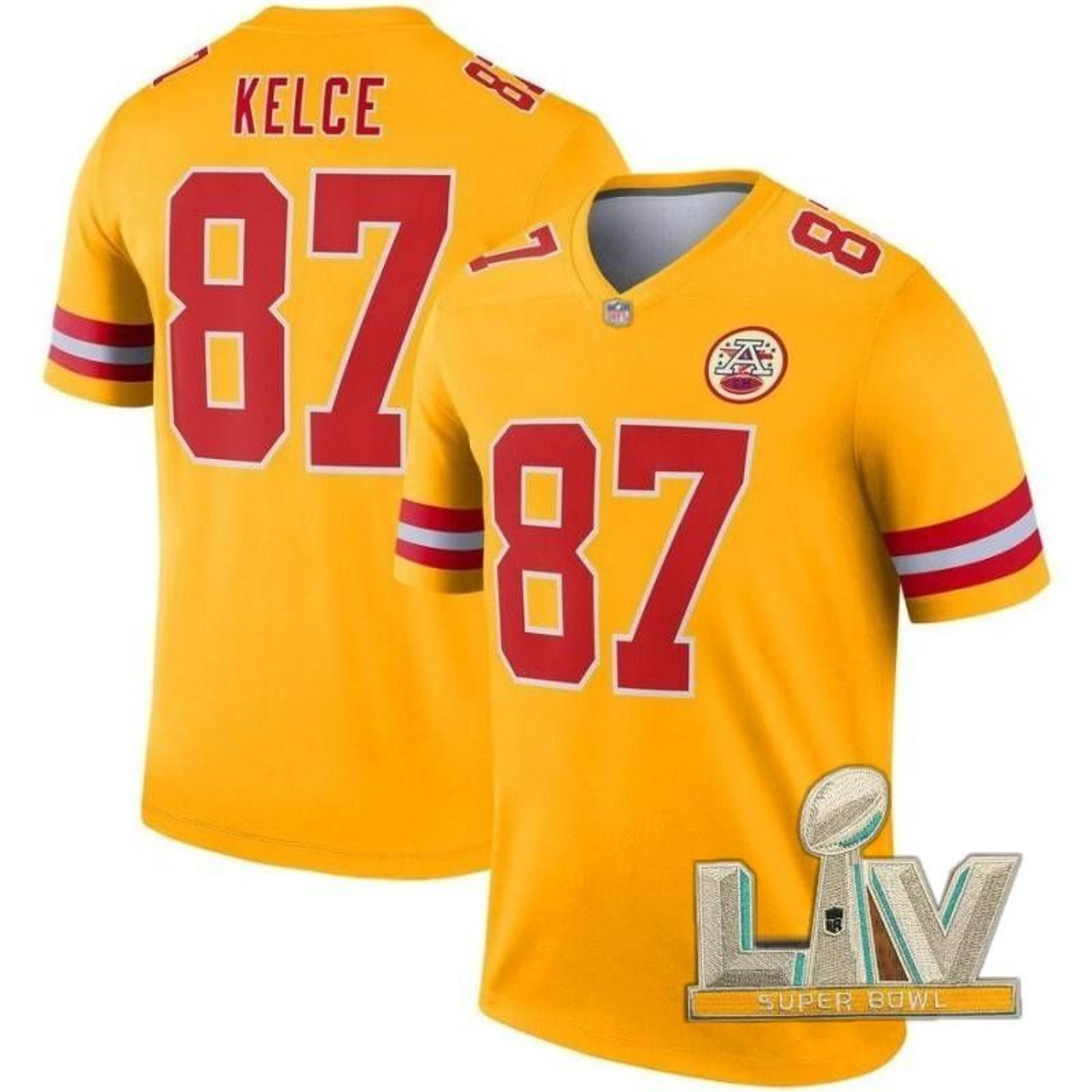 travis kelce jersey super bowl