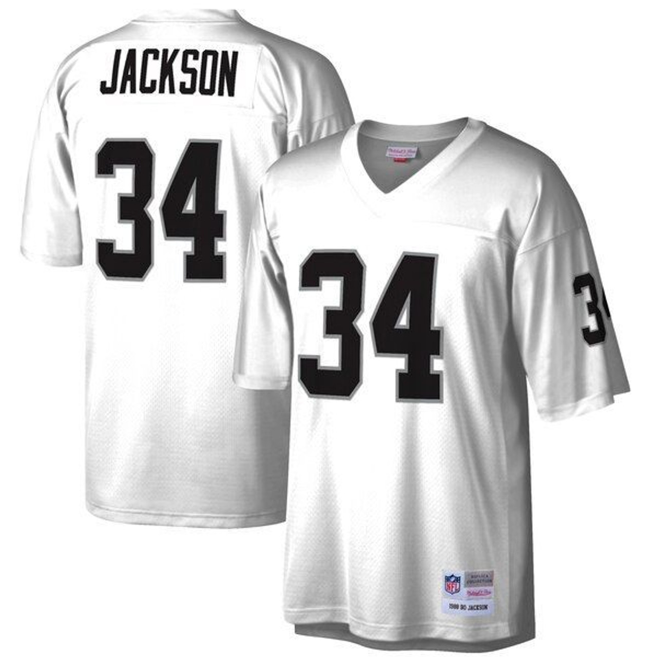 Mitchell & Ness Men's Oakland Raiders Howie Long #75 Black 1988 Home Jersey