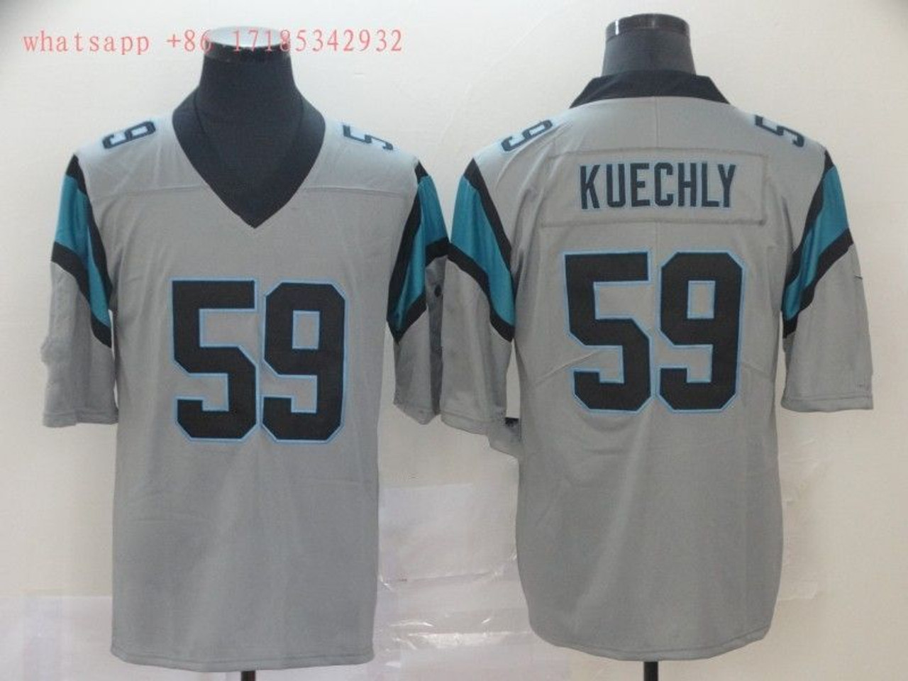 panthers grey jersey