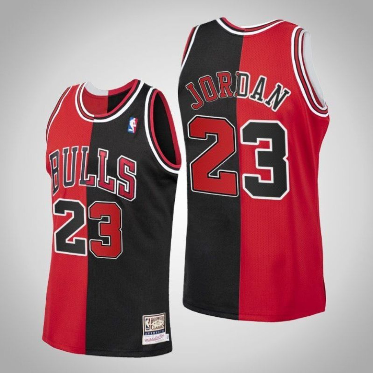 michael jordan red and black jersey