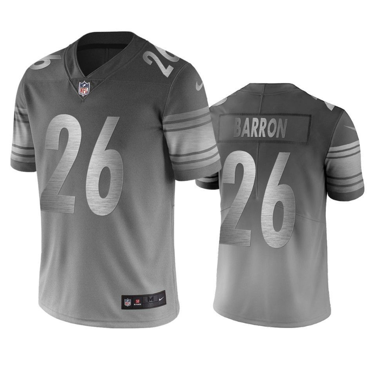 gray steelers jersey