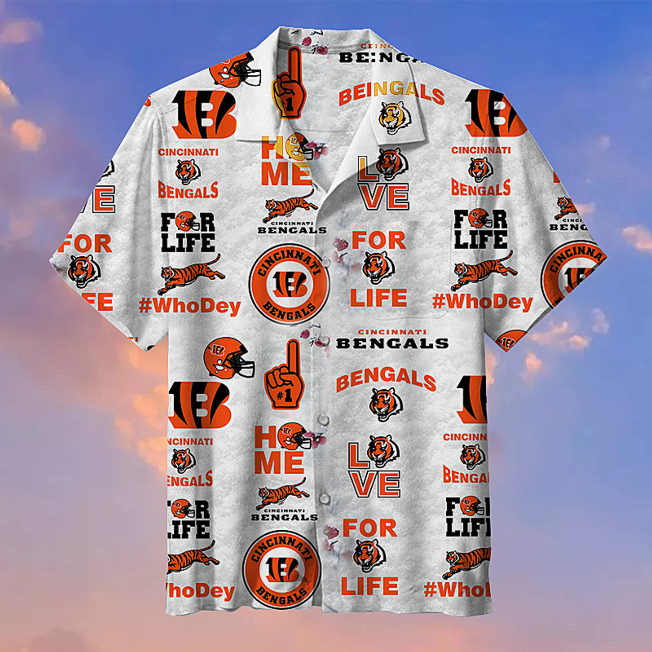 bengals hawaiian shirt