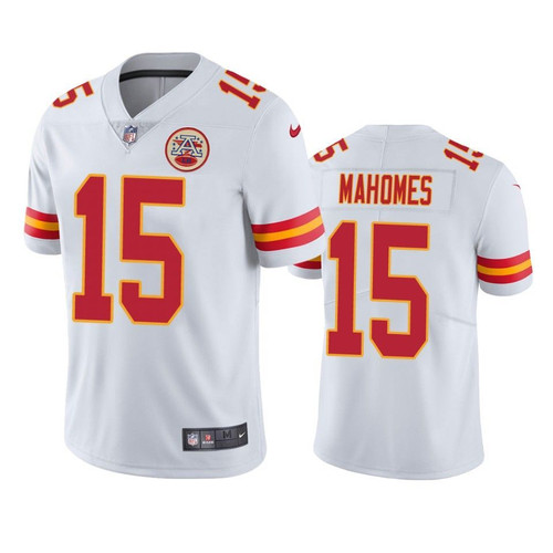 Kansas City Chiefs Patrick Mahomes Ii Vapor Untouchable Limited White Mens Jersey Model a21079