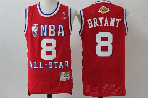 Los Angeles Lakers Kobe Bryant #8 Nba All Star 1988 Red Jersey Model a23082