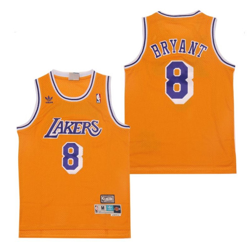 Los Angeles Lakers Kobe Bryant #8 Orange Jersey Model a23098