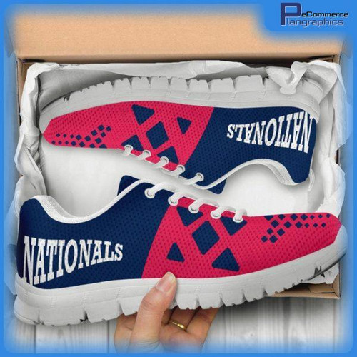 Washington Nationals Breathable Running Shoes PGSNKR213, Men, Women, Model KH1250