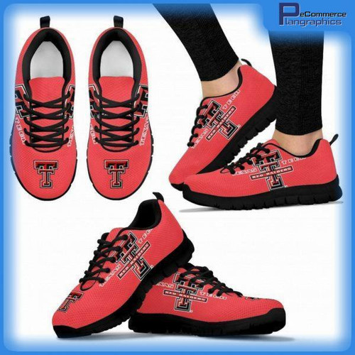 Texas Tech Red Raiders Breathable Running Shoes – Sneakers, Men, Women, Model KH1341