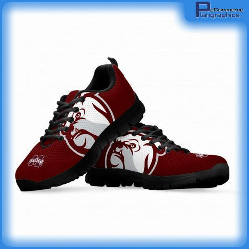 Mississippi State Bulldogs Breathable Running Shoes, Men, Women, Model KH1649