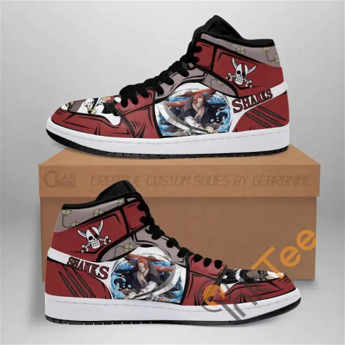 Shank Red Hair Yonko One Piece Anime Amazon Air Jordan Shoes, Sport Shoes For Men, Women Model 2184