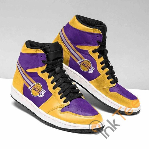Los Angeles Lakers Nba Basketball Custom It1734 Air Jordan Shoes, Sport Shoes For Men, Women Model 3393