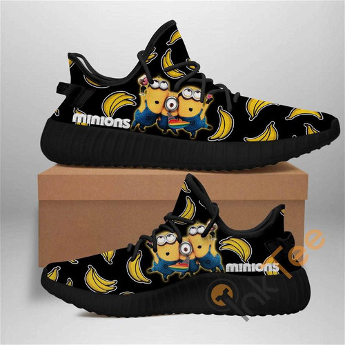 Minions Black Edition Amazon Best Selling Yeezy Boost Shoes, Sport Shoes For Men, Women Model 5302