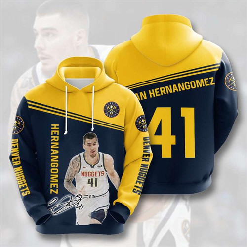 Denver Nuggets No577 Custom Hoodie 3D, 3D All Over Print Model 2603