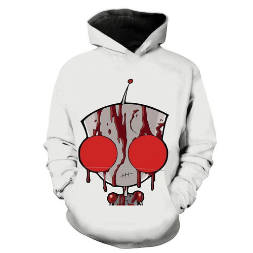 Invader Zim Invader Zim Hoodie 3D, 3D All Over Print Model 5944