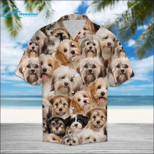 Havanese Funny Dog Hawaiian Shirts 3D, Model Az17716
