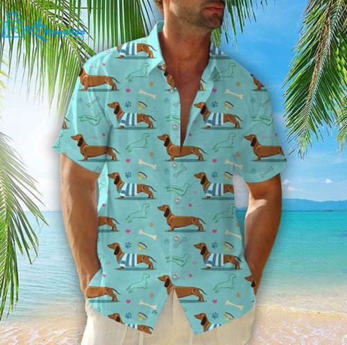 Dachshund Lovers Hawaiian Shirt, Model Az31413