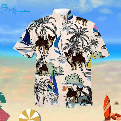 Chihuahua Summer Beach Hawaiian Shirt, Model Az60824