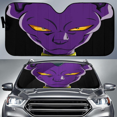 Dragon Ball Beerus God Of Destruction Car Sun Shade 3D Printed