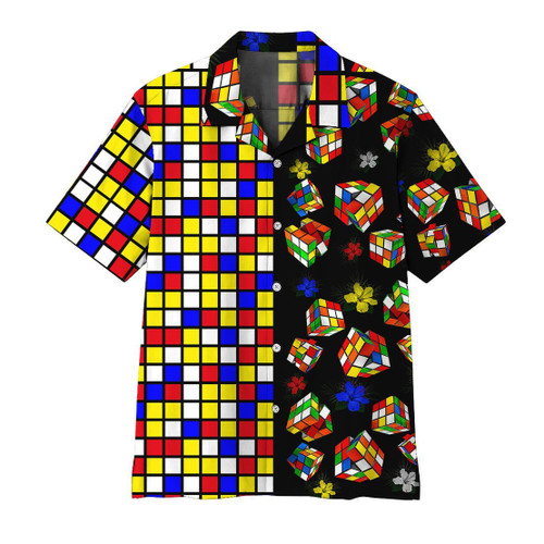 3D Rubik Hawaii Shirt