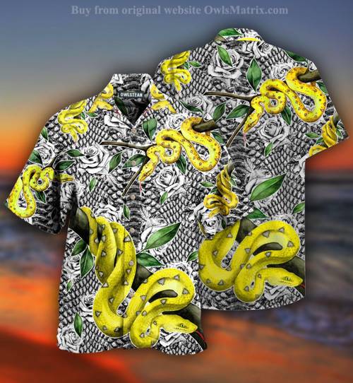 Animals Awesome Snake - Hawaiian Shirt