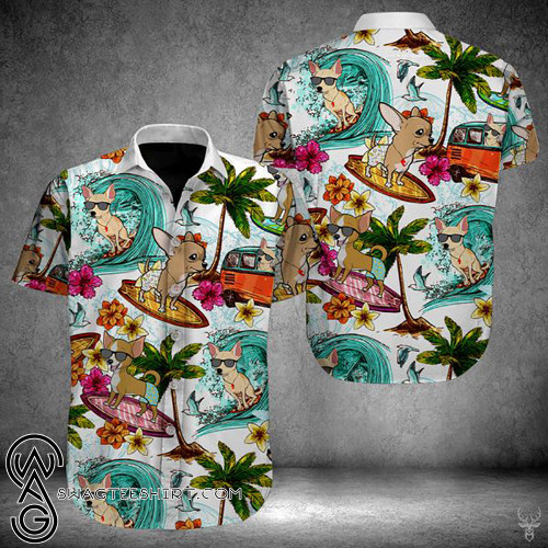 Beach Hawaii Chihuahua Hawaiian Shirt