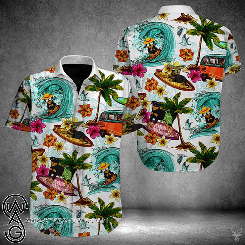 Beach Hawaii Rottweiler Hawaiian Shirt