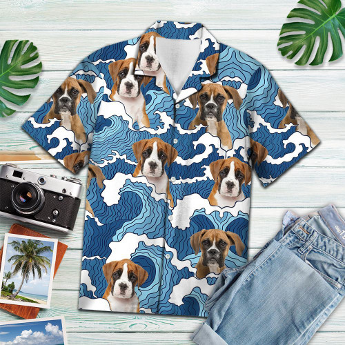 Boxer Wave H3809 - Hawaiian Shirt