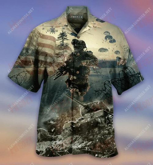 Brave Steps Unisex Short Sleeve Shirt Ocean Hawaiian T Shirts Best Hawaiian Shirts Hawaiian Shirts For Men