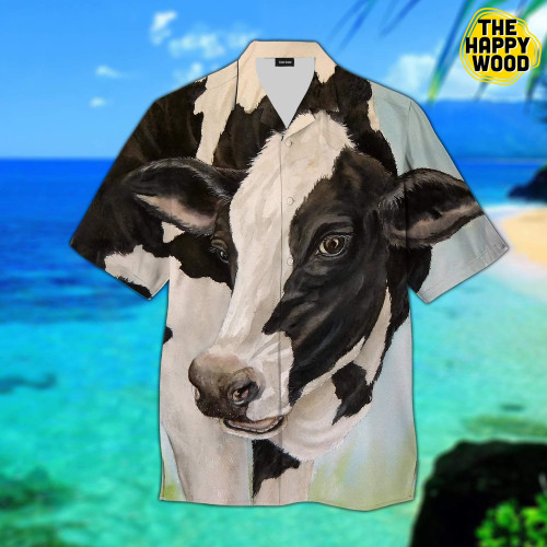 Cow Painting 3D Hawaiian Hawaii Shirt