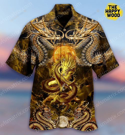 Dragon Love Life Style Hawaiian Shirt Hawaii Beach Retro