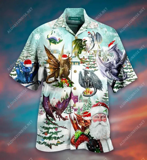 Dragon'S Happy Holidays Short Short Sleeve Shirt Hobbies Tropical Shirts Tropical Shirts For Men Hawaiian Shirt Pattern