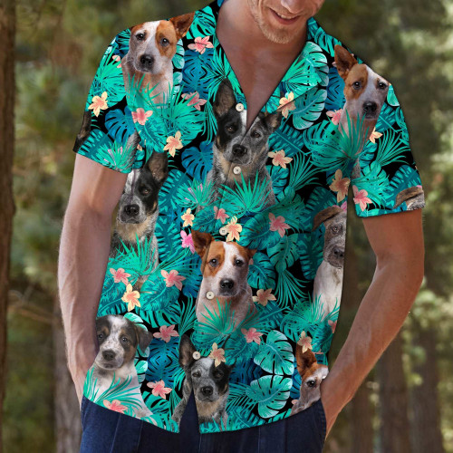 Felobo Hawaii Shirt Australian Cattle Dog Tropical T0207