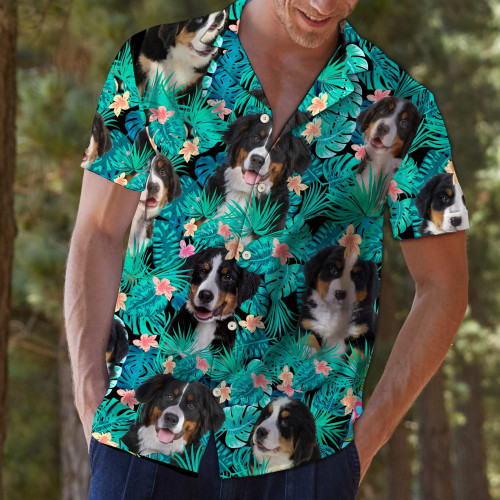 Felobo Hawaii Shirt Bernese Mountain Dog Tropical T0207