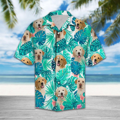 Felobo Hawaii Shirt Tropical Labrador Retriever H2711
