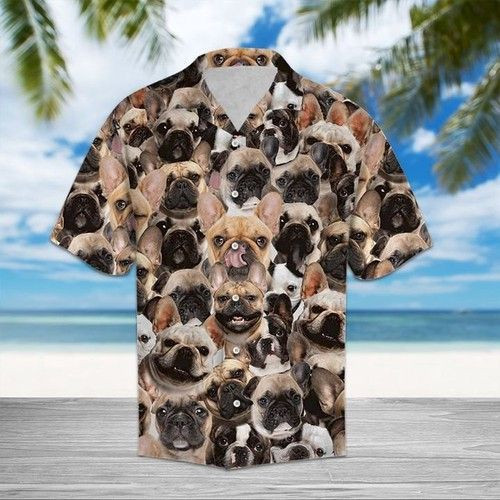French Bulldog Hawaiian Shirt Summer