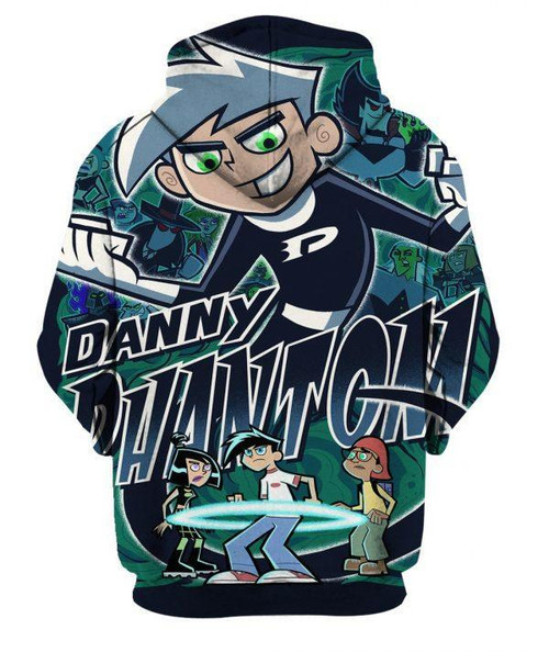 Danny Phantom Cartoon Series Tv Movies Shows All Over Print 3D Hoodie 3D Sweatshirt Clothing Hoodie21069