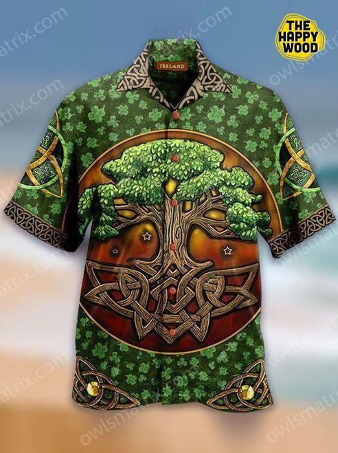 Irish Love Life Style Hawaiian Shirt Hawaii Beach Retro
