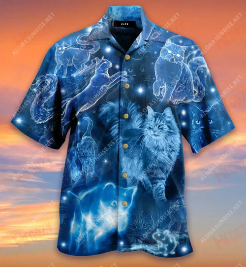 My Cat Is My Protector Short Hawaiian Shirt Summer Tropical Shirts Tactical Hawaiian Shirt Funny Hawaiian Shirts