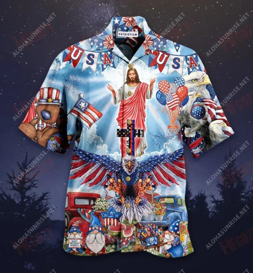 Patriotism America Short Short Sleeve Shirt Ocean Hawaiian T Shirts Custom Hawaiian Shirts Hawaiian Shirts For Men