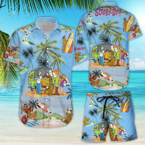 Scooby Doo cartoon Hawaiian shirt