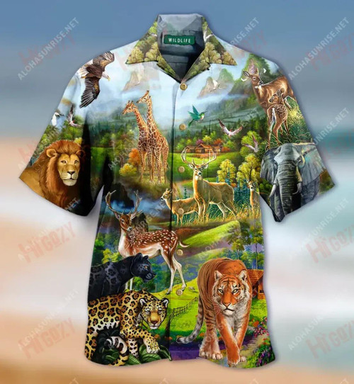 World Wildlife Short Short Sleeve Shirt Ocean Tropical Shirts Hawaiian Crazy Shirts Hawaiian Shirts For Women