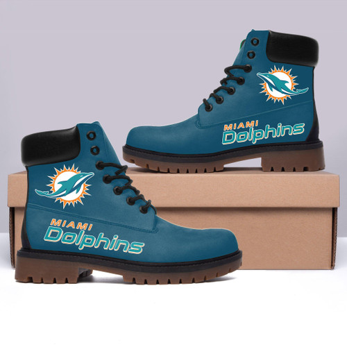 Miami Dolphins Nfl Football Timberland Boots Men Winter Boots Women Shoes Shoes23073